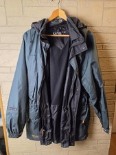 Eddie Bauer EBTEK Gore-Tex Hooded Jacket Mens XL Green Waterproof Hiking