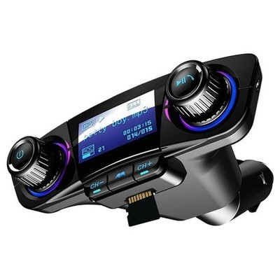 Bluetooth Wireless Car MP3 FM Transmitter AUX Audio Stereo Adapter 2 USB Charger