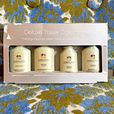 PureOlogy Travel Set Purify Reconstruct ColourMax Instant Repair Leave In Cond.