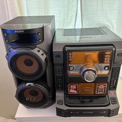 Sony Muteki Stereo System with iPod Dock LBT-ZX99i  Works Only 1 Speaker