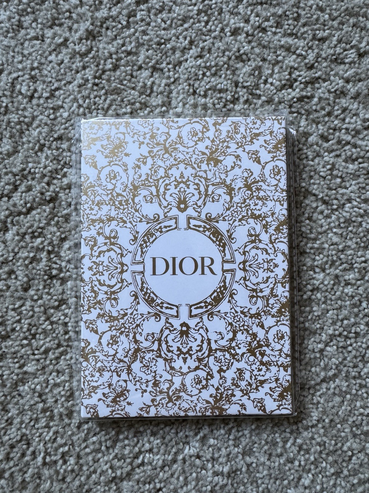 Elegant Gold Floral Notebook &mdash; Luxury Designer Style &mdash; New