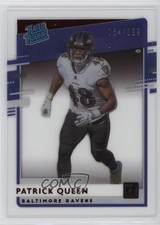 2020 Panini Chronicles Clearly Donruss Rated Rookie Red /199 Patrick Queen 19l2