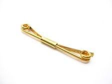 Vintage Collar Bar Clip gold tone classic Men's Shirt Accessory Formal Wear