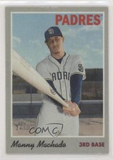 2019 Topps Heritage High Number 1970 Cloth Stickers Manny Machado #20 0b3
