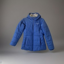 Columbia Youth Large 14/16 Blue Down Puffer Coat Hood