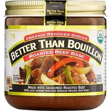 Better Than Bouillon Organic Roasted Beef Base, Made with Seasoned Roasted Be...