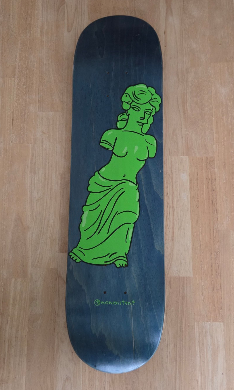 The Simpsons 8" 2018 Blue Veneer Donut Top Logo