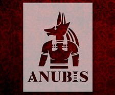 Ancient Egyptian God Icon Anubis Stencil Reusable 8.5 x 11 Inches for Painting