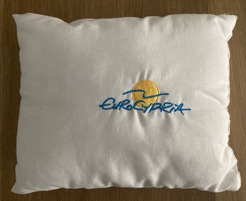 EUROCYPRIA AIRLINES INFLIGHT PILLOW TRAVEL 2000s