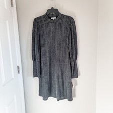 NWT Ophelia Roe Black & Silver Dress - 3X 