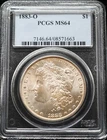 1883-O Morgan Dollar PCGS MS 64 #24APR275