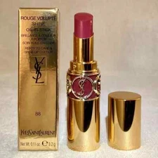 Yves Saint Laurent YSL Rouge Volupte Shine Lipstick in 88 ROSE NU Full Sz .11oz