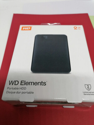 Externe Festplatte WD Elements Portable 2,5 Zoll USB3 - / 2TB / neu