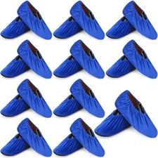 11 Pairs Reusable Non Slip Cloth Shoe Covers Boot Covers for Indoors Households
