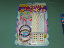 Vintage LIGHTEN TOYS Stylish Look BEAUTY SET Bracelets Hair Band Earrings Sealed