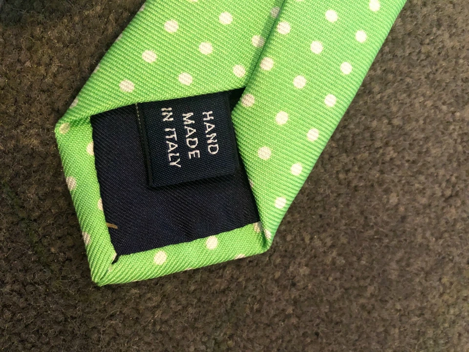 Polo Ralph Lauren a lunares corbata verde Foto 4 de 4