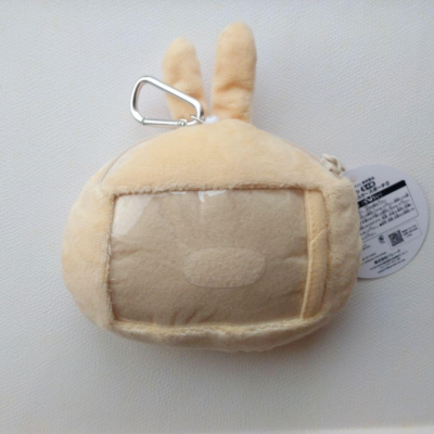 NEW Chiikawa usagi rabbit face Plush Pass Case Pouch From japan