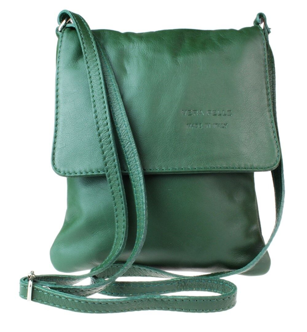 New Genuine Soft Leather Italian Vera Pelle Cross Body New Genuine Soft Leather Italian Vera Pelle Cross Body