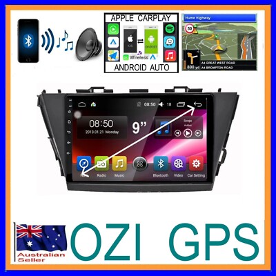 for TOYOTA PRIUS  2012-2019 GPS WIRELESS CARPLAY ANDROID AUTO ODB DAB+ TPMS DVR