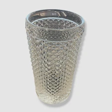 $27 Vista Alegre Clear Bicos White Frost Highball Glass