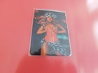 blank back Card lady model dressed in skull outfit/Wide/(t)