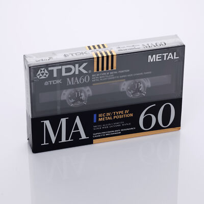 1x TDK MA60 Metall Kassette Audiokassette Cassette (B)