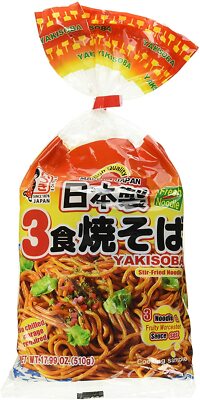 Yakisoba Rührnudeln Itsuki Japanisches Kaigaiyo Shoku mit Sauce 510g