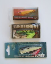3 Topwater Poppers Fishing Lures Cold Blooded Baits Lunker Hunt Clear Lake Lures