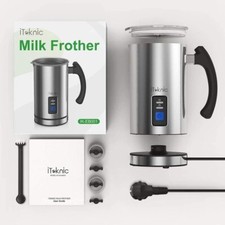 Montalatte 240 ml, Iteknic, Montalatte Elettrico in Acciaio Inox