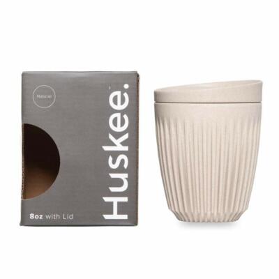Huskee Cup + Lid 8oz (Natural)