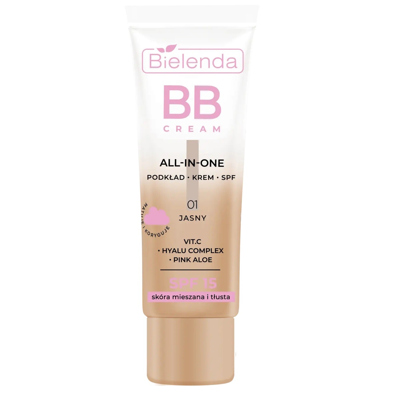 Bielenda BB Cream All In One For Combination & Oily Skin 01 Light SPF15 30g