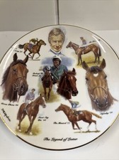 Lester piggott The Legend Of Lester British Racing Heritage Newmarket Plate Rare