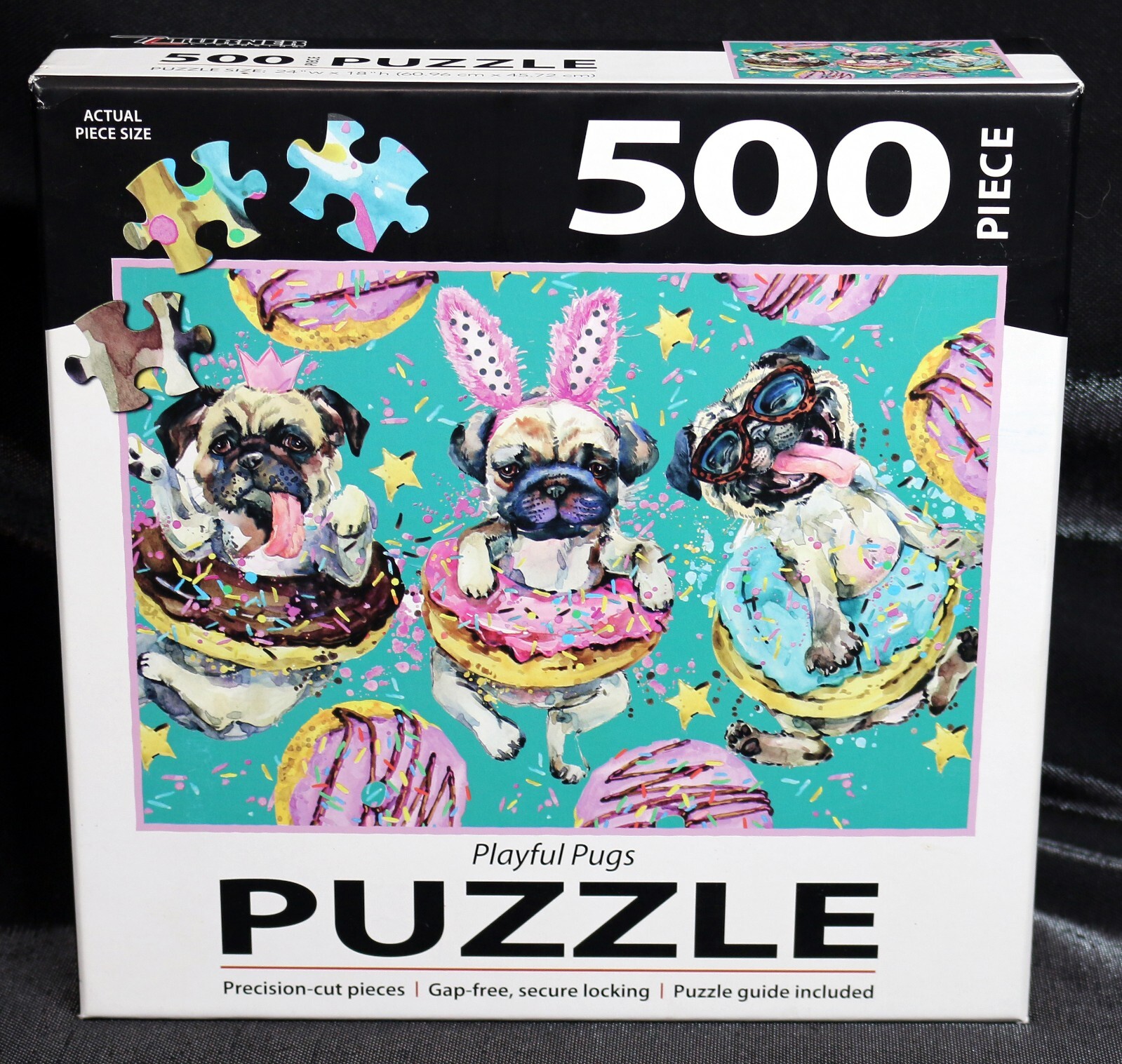 Playful Pugs 500 pc Jigsaw Puzzle 24