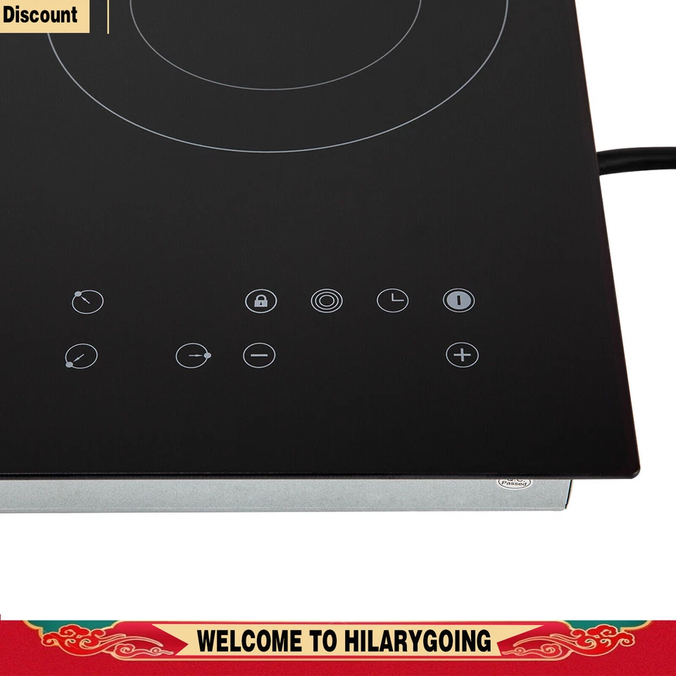 Estufa Eléctrica 24 Pulgadas Incorporada Estufa Eléctrica Superior 110V 2600W Perilla Control EE. UU. Foto 4 de 4