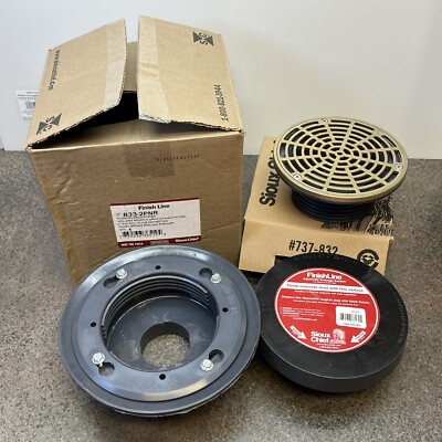 Sioux Chief Finish Line 833-2PNR Flashing Drain System Rough In & Finish 2  Hub