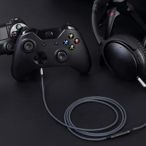 Replacement Audio Cable with in-Line Mic Remote Volume Control Compatible with B - Picture 3 of 7