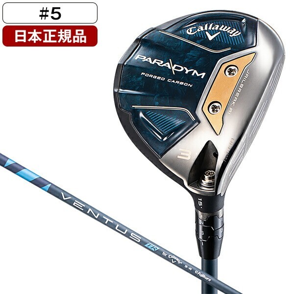 Callaway PARADYM X FairwayWood 5W RH VENTUS TR5 for graphite Flex