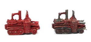 Epic-Ork-SKULL-HAMMA-Battle-Fortress-Lot-x2-Classic-Metal-Warhammer-40k-Orks-L2