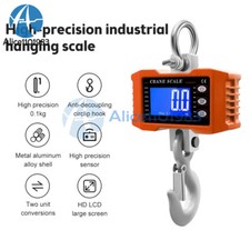 Báscula grúa digital LCD gancho electrónico de alta resistencia escala colgante 1000 kg
