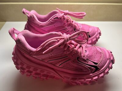 Balenciaga Bouncer Defender Chunky-Sole Pink Sneaker Women Balenciaga Bouncer Defender Chunky-Sole Pink Sneaker Women
