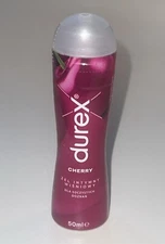 Durex Play Cheeky Cherry Flavored Lubricant * Water Based Sex Lube 50ml/1.7fl.oz
