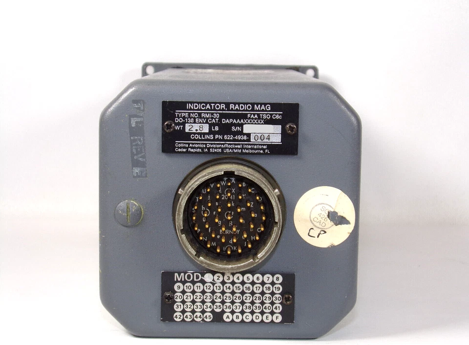 Indicador de radio Mag Rockwell Collins 622-4938-004, RMI-30 Foto 4 de 4