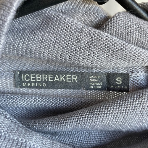 Icebreaker Merino Nova Damen Pullover Wasserfallausschnitt Wolle/Lyocell Größe S - Bild 8 von 10