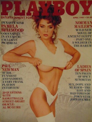 Playboy April 1983 | Pamela Bellwood Christina Ferguson       #2879+