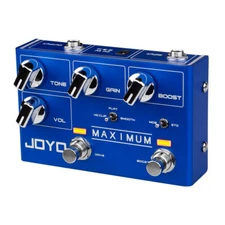 JOYO Overdrive Boost Guitar Pedal Dual Channel Clean/Wild Overdrive Pedal Opened