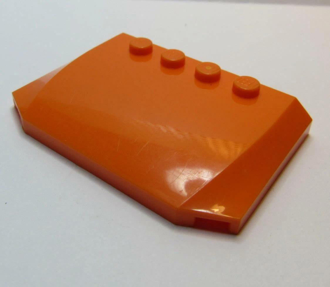 indsats fremsætte trist 52031 LEGO Parts ~ (1) Wedge 4 x 6 x 2/3 Triple Curved 52031 ORANGE | eBay