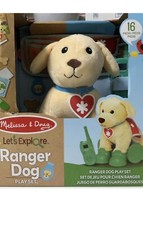 Melissa and Doug Lets Explore Ranger Dog Play Set Plush Puppy NEW IN BOX 