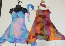Dance costume Lyrical Ballet tiedye dress ovr leotard 2 colors small child size