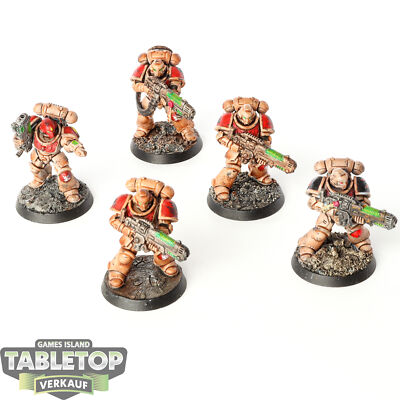Space Marines - 5 x Primaris Hellblasters - bemalt