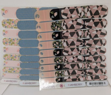 Jamberry Nail Wraps Full Sheets - Classy Spring Formal Florals - Lot of 5